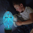 Luminária de Decoração Led de Jesus em 3D 16 Cores